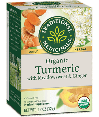 TRADITIONAL MEDICINALS Turmeric With Meadowsweet And Ginger Tea