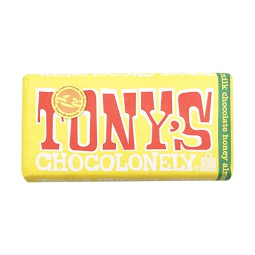 TONY'S Milk Chocolate Honey Almond Nougat Bar 240gm