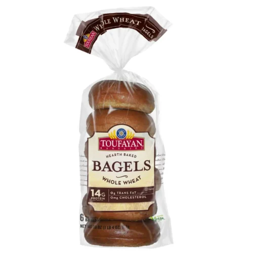 TOUFAYAN Whole Wheat Bagels 567gm