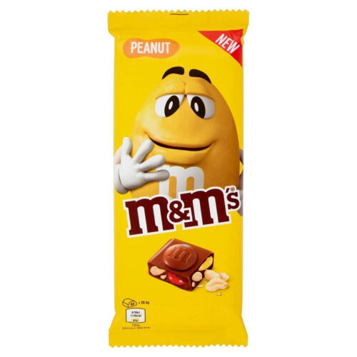 M&M Peanut chocolate bar 165gm