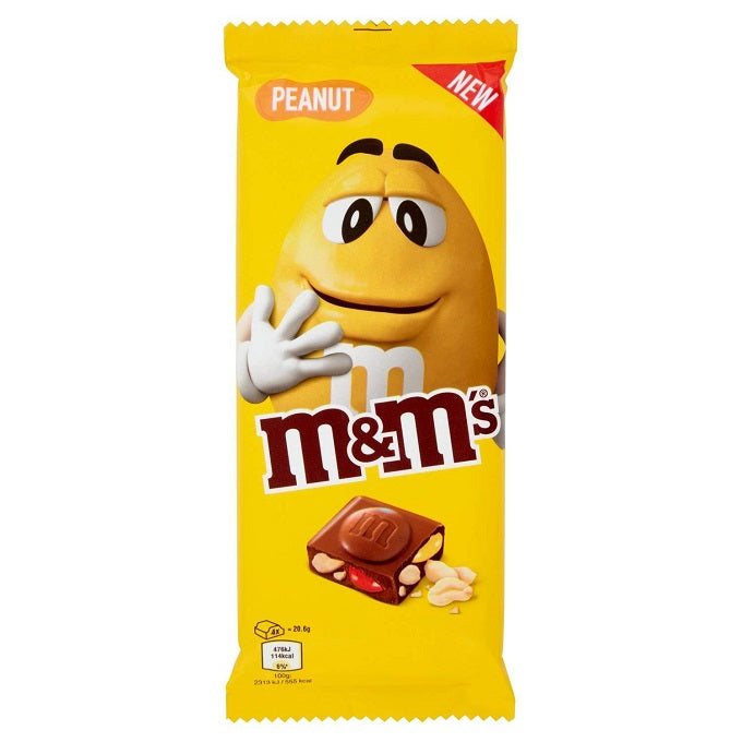 M&M Peanut chocolate bar 165gm