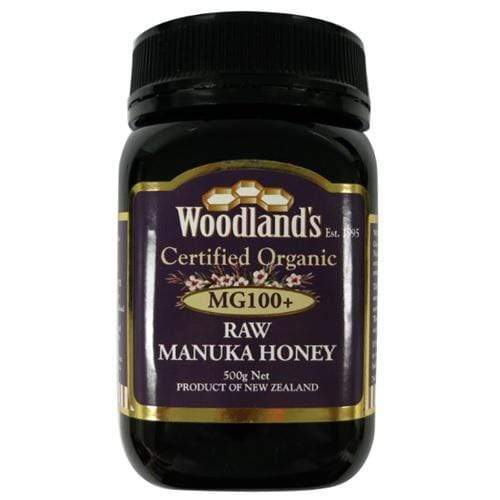 Woodland's MG100+ Raw Manuka Honey 500g