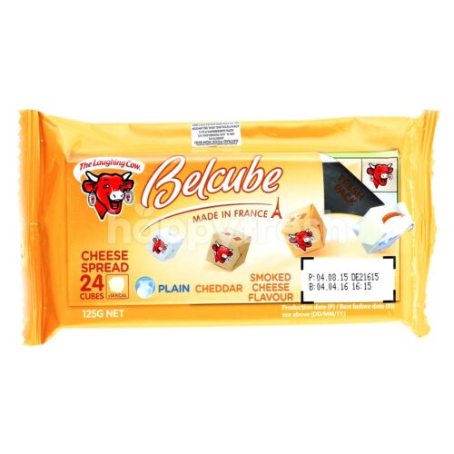 Laughing Cow Party Yellow Belcube 125gm