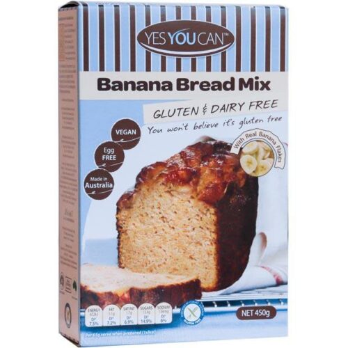 YES YOU CAN Gluten Free Banana Bread Mix 450gm