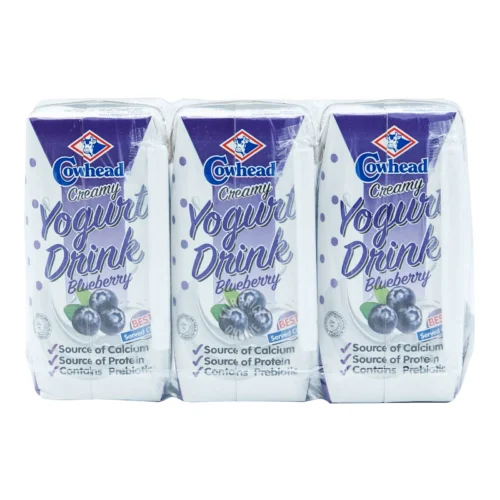 COWHEAD Blueberry Yogurt Creamy Drinks 3s 200ml